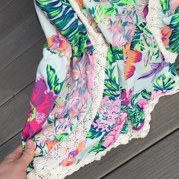 Tropical floral romper - Picture 3 of 3